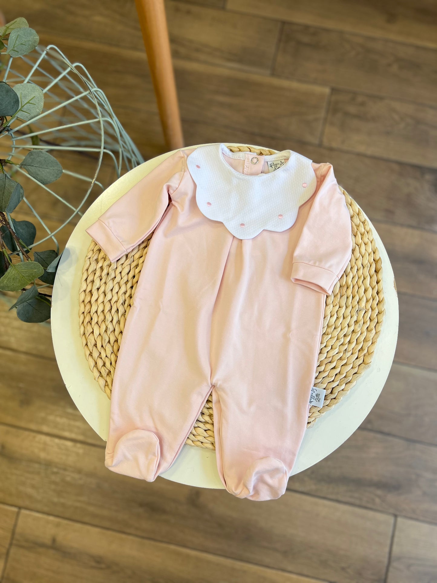 Tutina con colletto Nuvola Pois