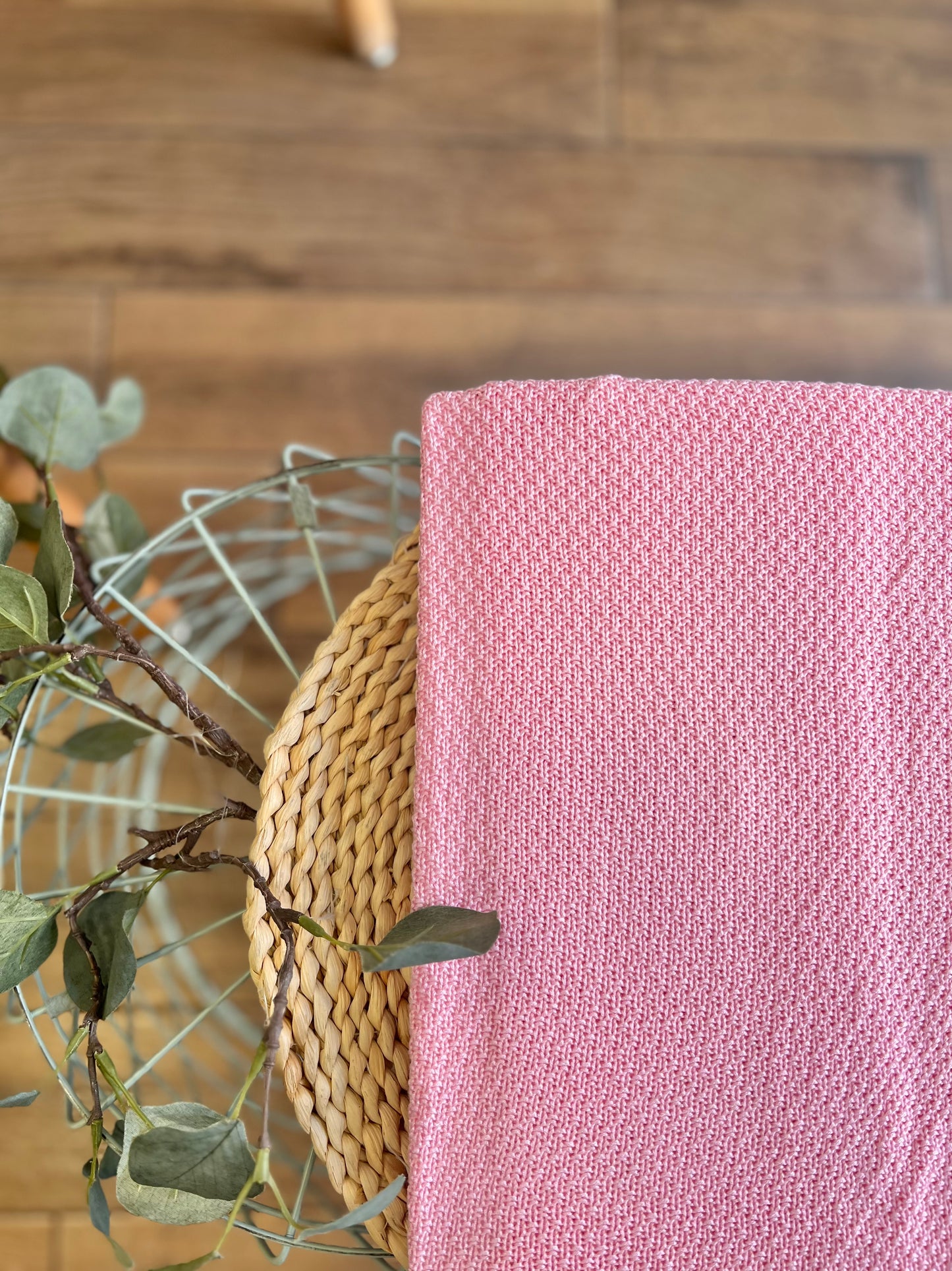 Coperta Rosa in cotone Bamboo