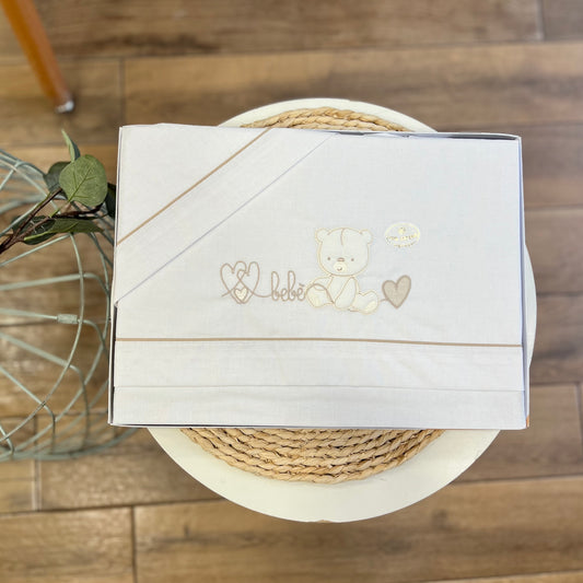 Set carrozzina Orsetto Baby Beige