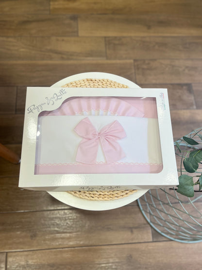 Set lenzuola Lettino Fiocco