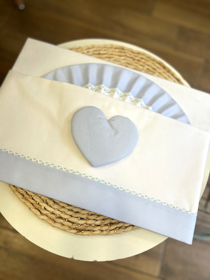 Set carrozzina Cuore Cielo