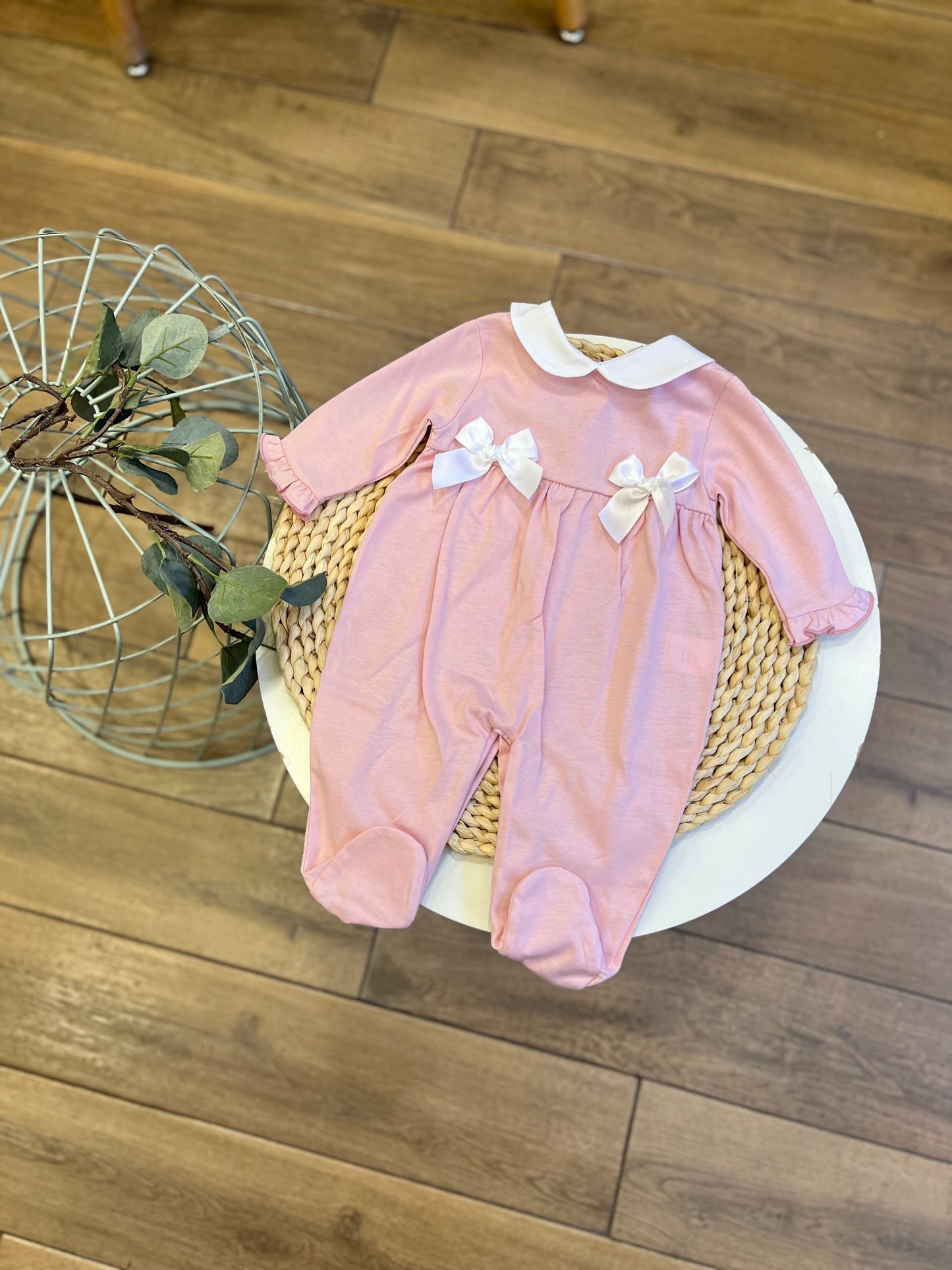 Tutina con fiocchetti Rosa