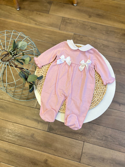 Tutina con fiocchetti Rosa