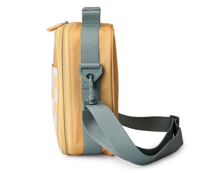 Borsa Termica Rigida Monnëka Yellow Chess Personalizzabile