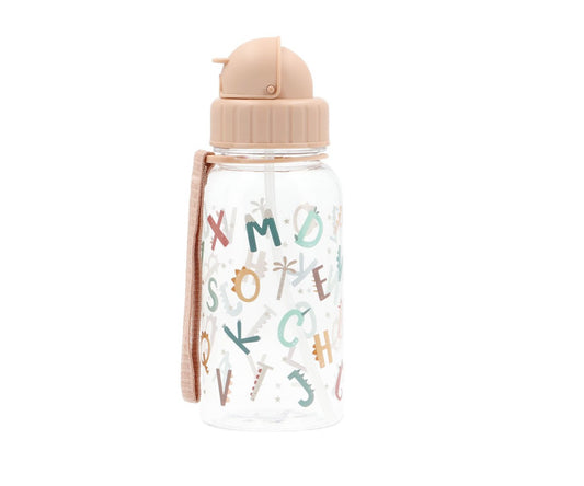 Borraccia Plastica Funny Letters Personalizzabile