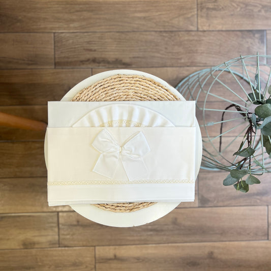 Set carrozzina con fiocco