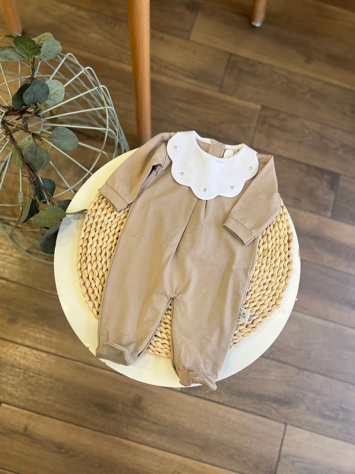 Tutina con colletto Nuvola Pois