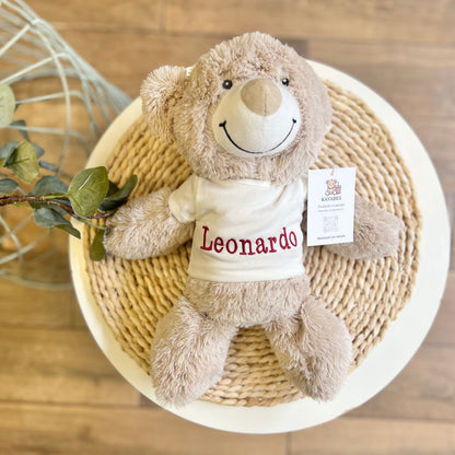 Orsetto peluche  personalizzato con T-shirt