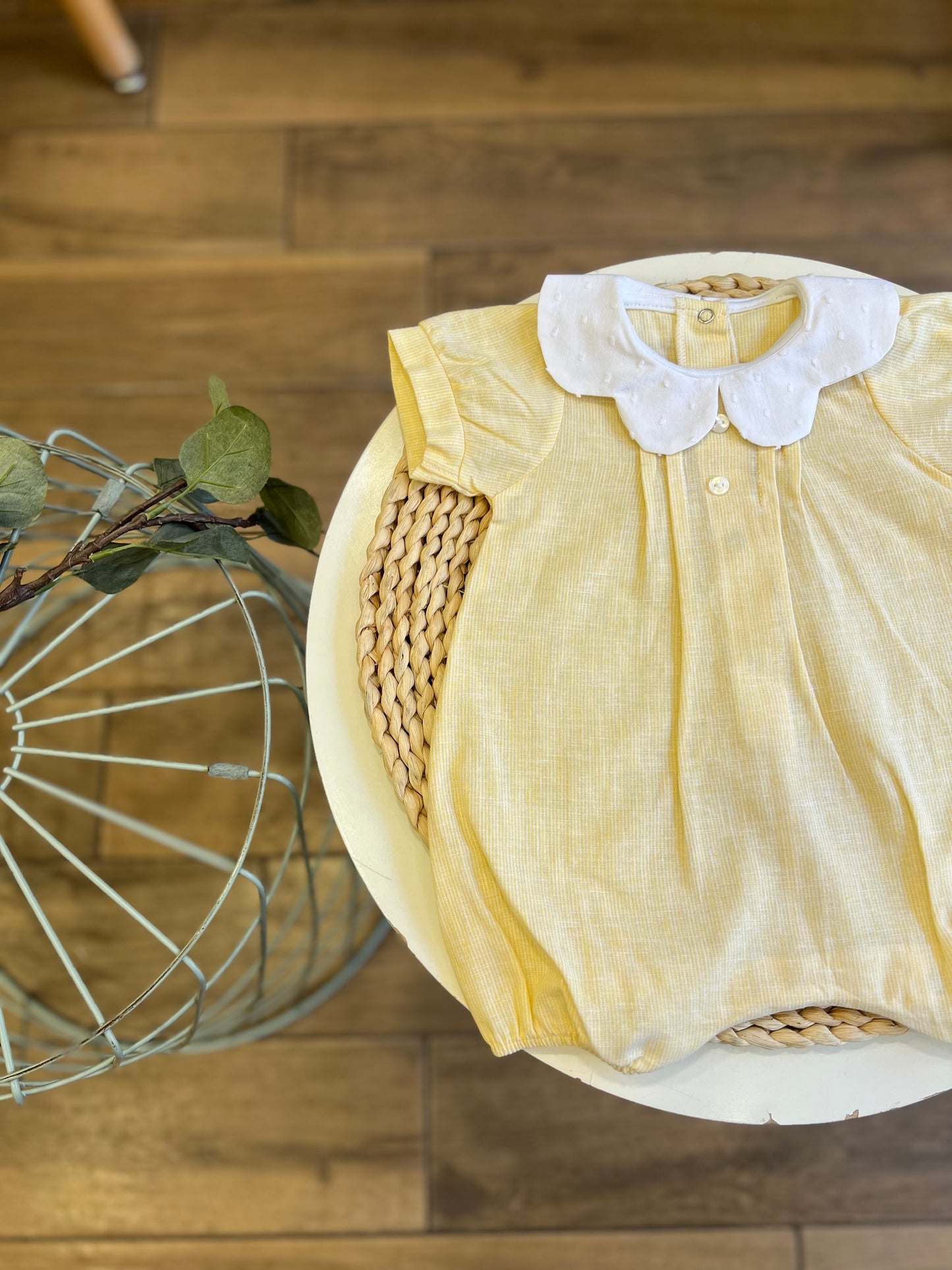 Pagliaccetto in cotone Giallo