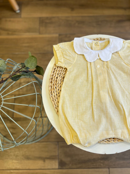 Pagliaccetto in cotone Giallo