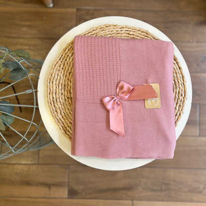 Coperta primavera/estate con fiocco in raso Maquillage