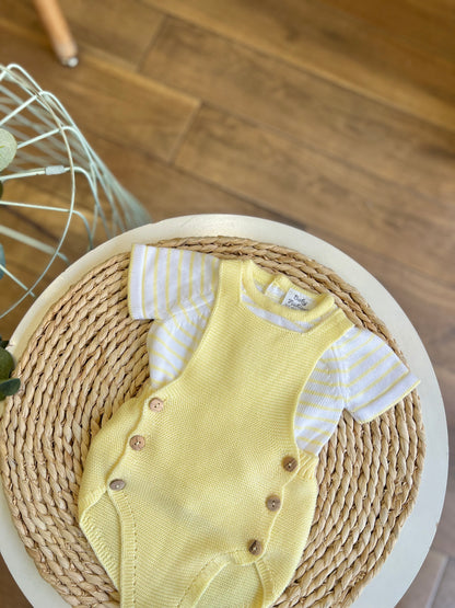 Completo righe giallo