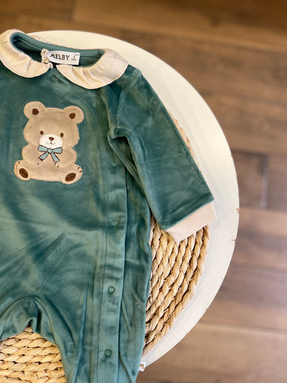 Tutina in ciniglia soft Orsetta