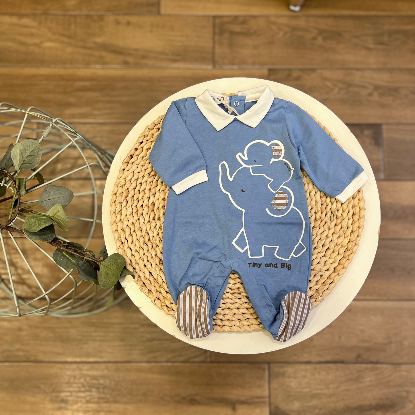 Tutina Elephant in cotone