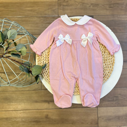 Tutina con fiocchetti Rosa