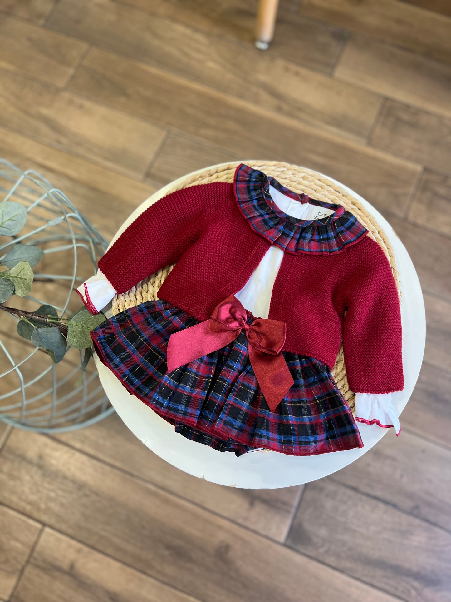 Completo 3 pezzi Tartan