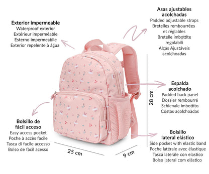 Zainetto Tutete Blossom Birds Personalizzabile