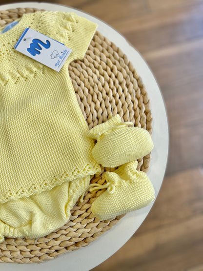 Set 4 pezzi in filo estivo Lemon