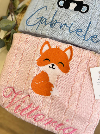 Copertina primavera estate personalizzata con disegno e nome