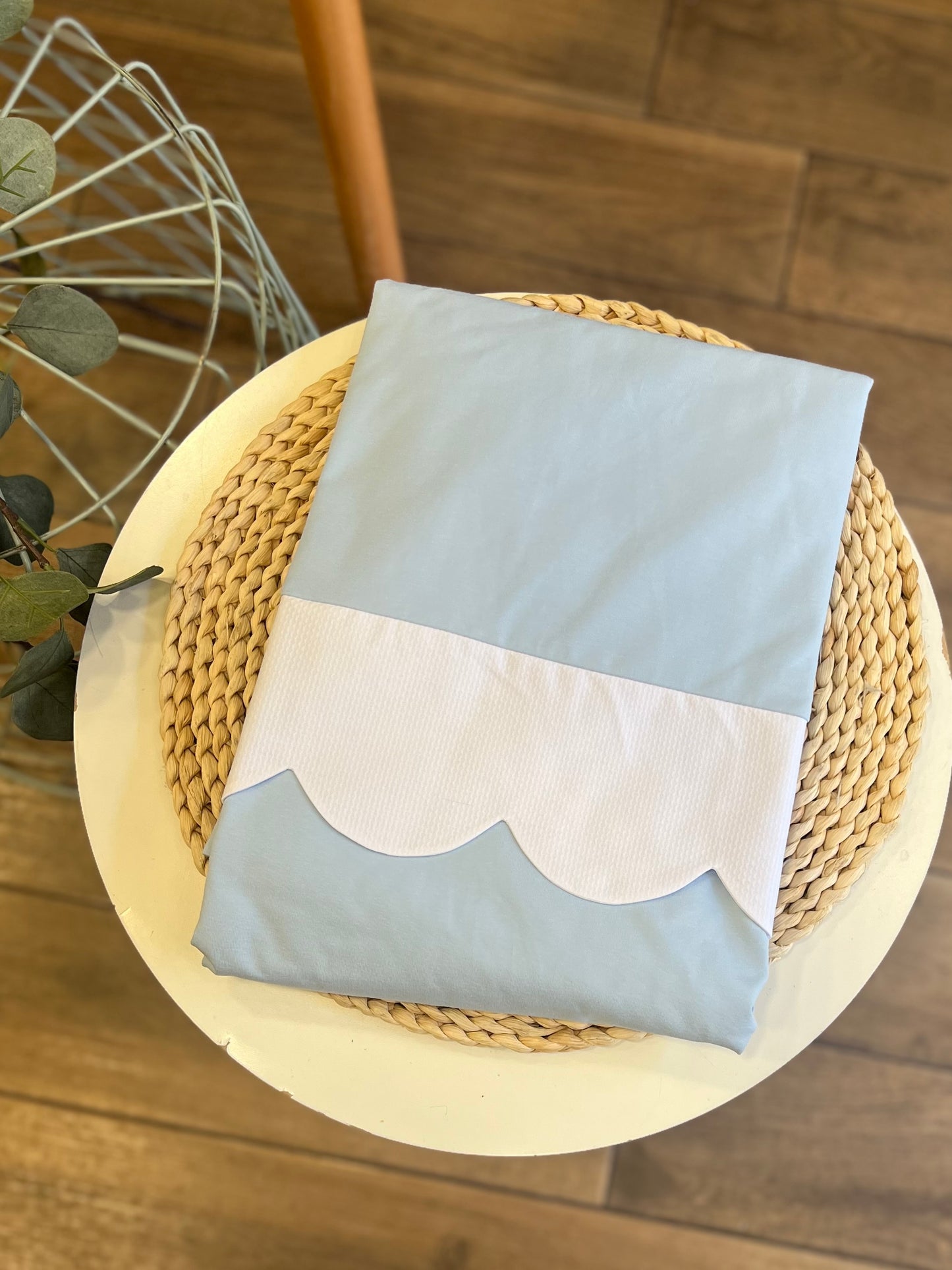 Coperta Petalo in cotone Cielo