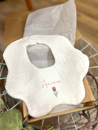 Bavetta personalizzata con ricamo