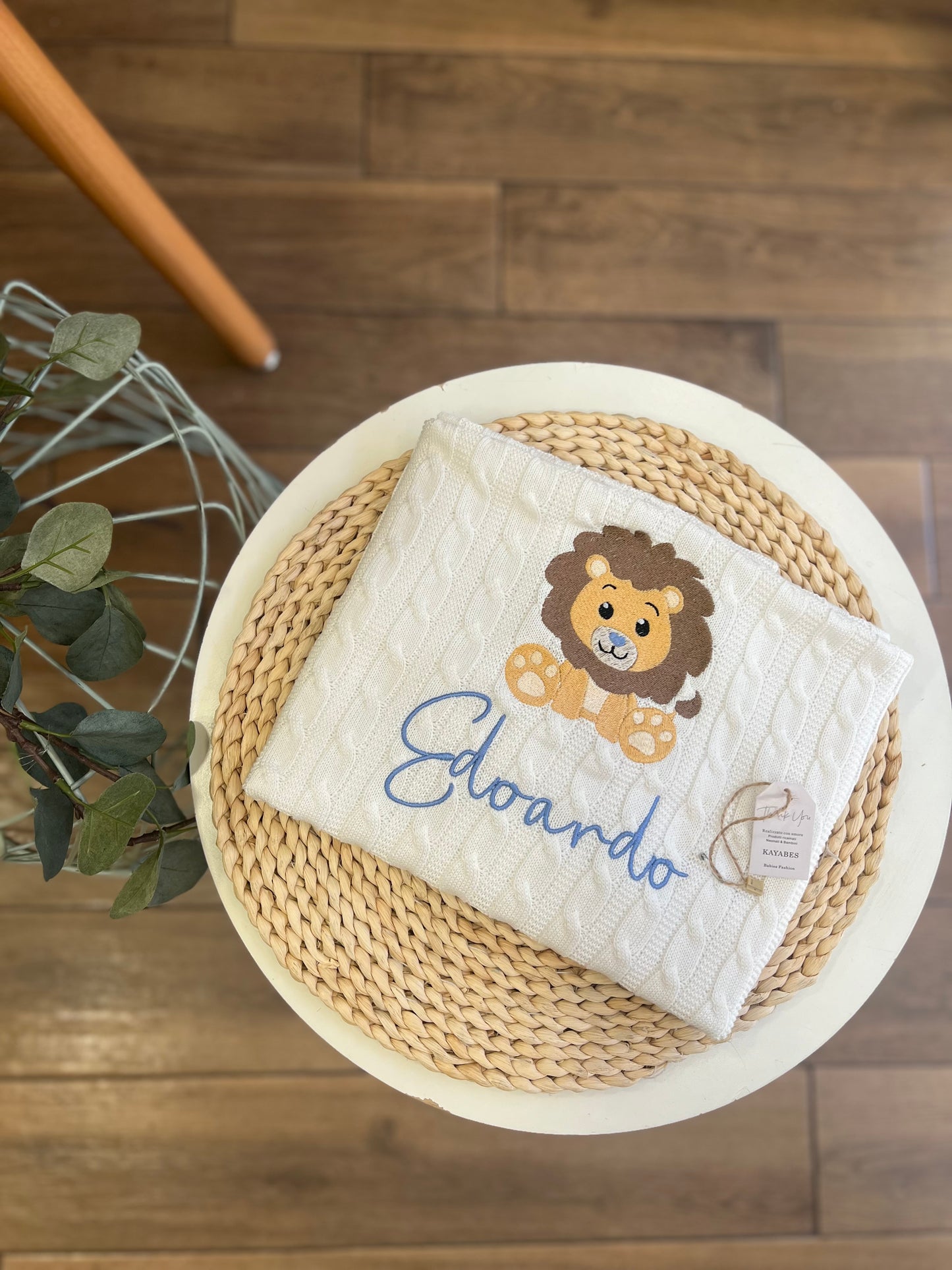 Copertina primavera estate personalizzata con disegno e nome