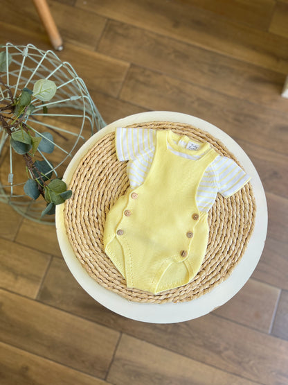 Completo righe giallo