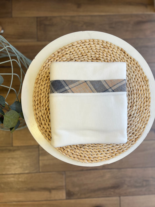 Coperta in ciniglia Blu