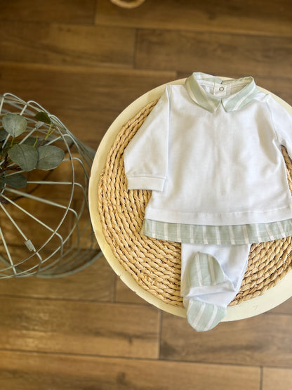 Completo in cotone Salvia