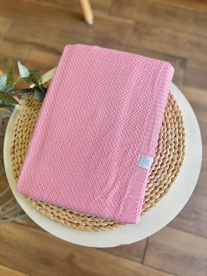 Coperta Rosa in cotone Bamboo
