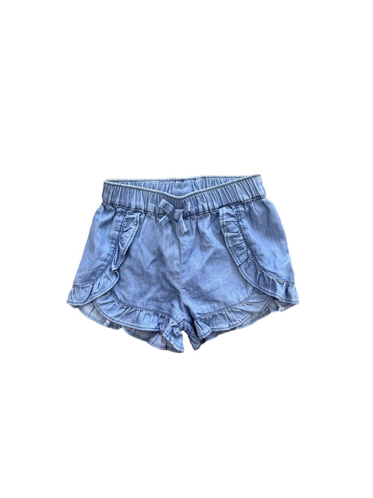 Short in cotone effetto jeans