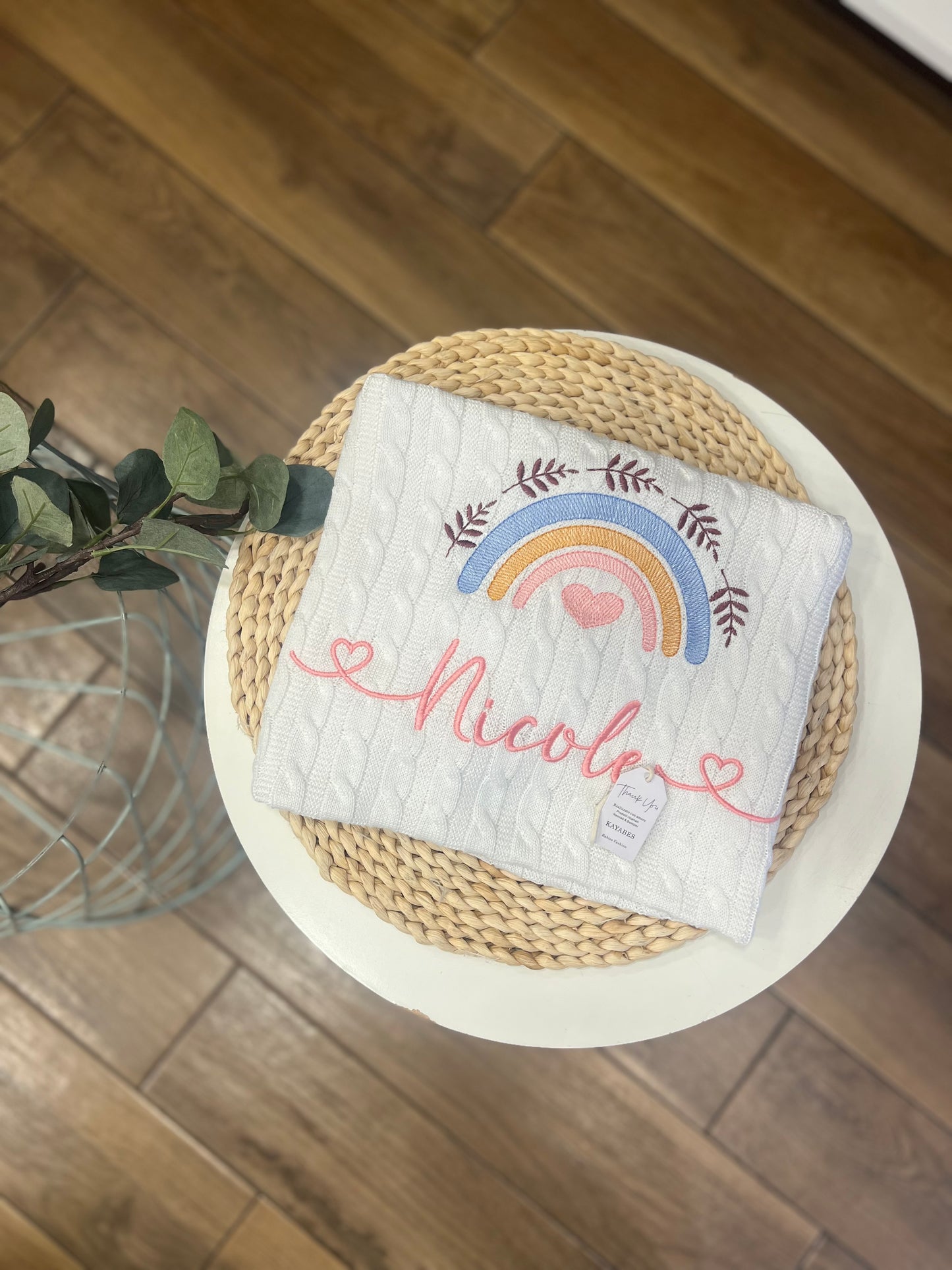 Copertina primavera estate personalizzata con disegno e nome