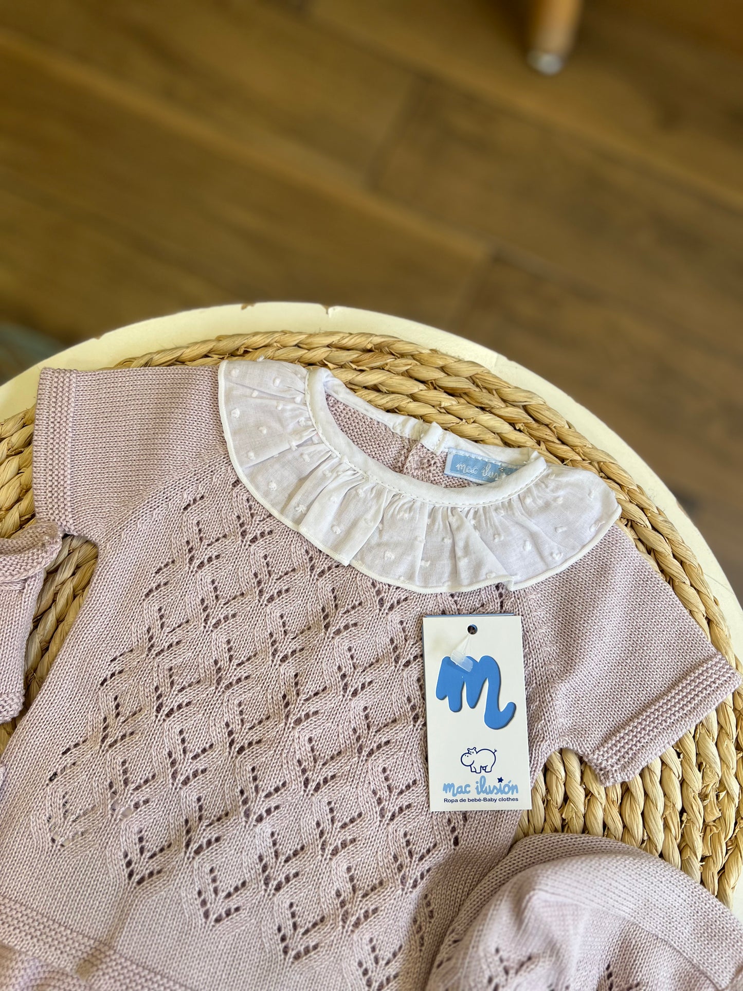 Completo 4 pezzi in filo estivo Malva