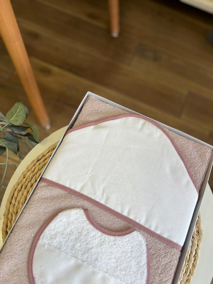 Accappatoio triangolo con bavetta Maquillage Personalizzabili