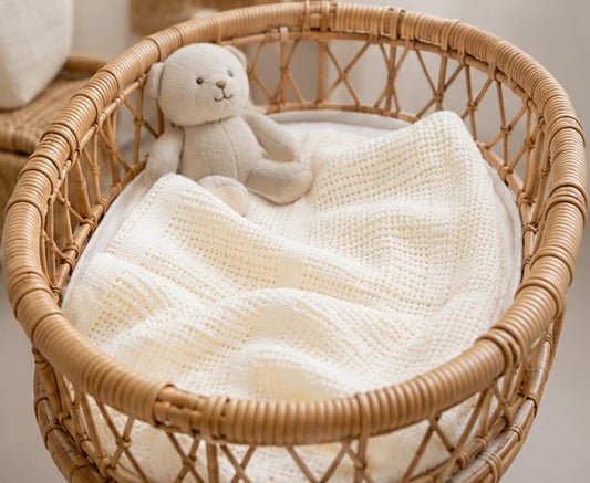 Copertina in cotone Pappa e Latte Panna