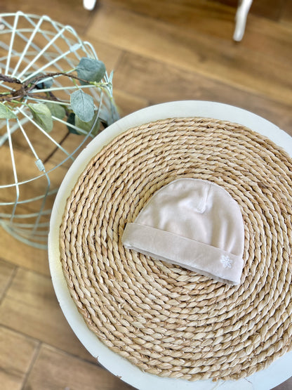 Cappellino ciniglia Beige