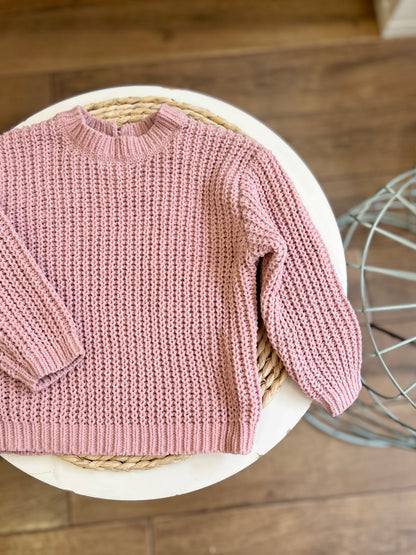Maglioncino morbido rosa