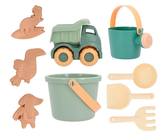 Set Spiaggia Monneka Sea Grean + Camioncino