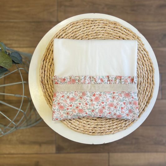 Coperta in cotone Flower