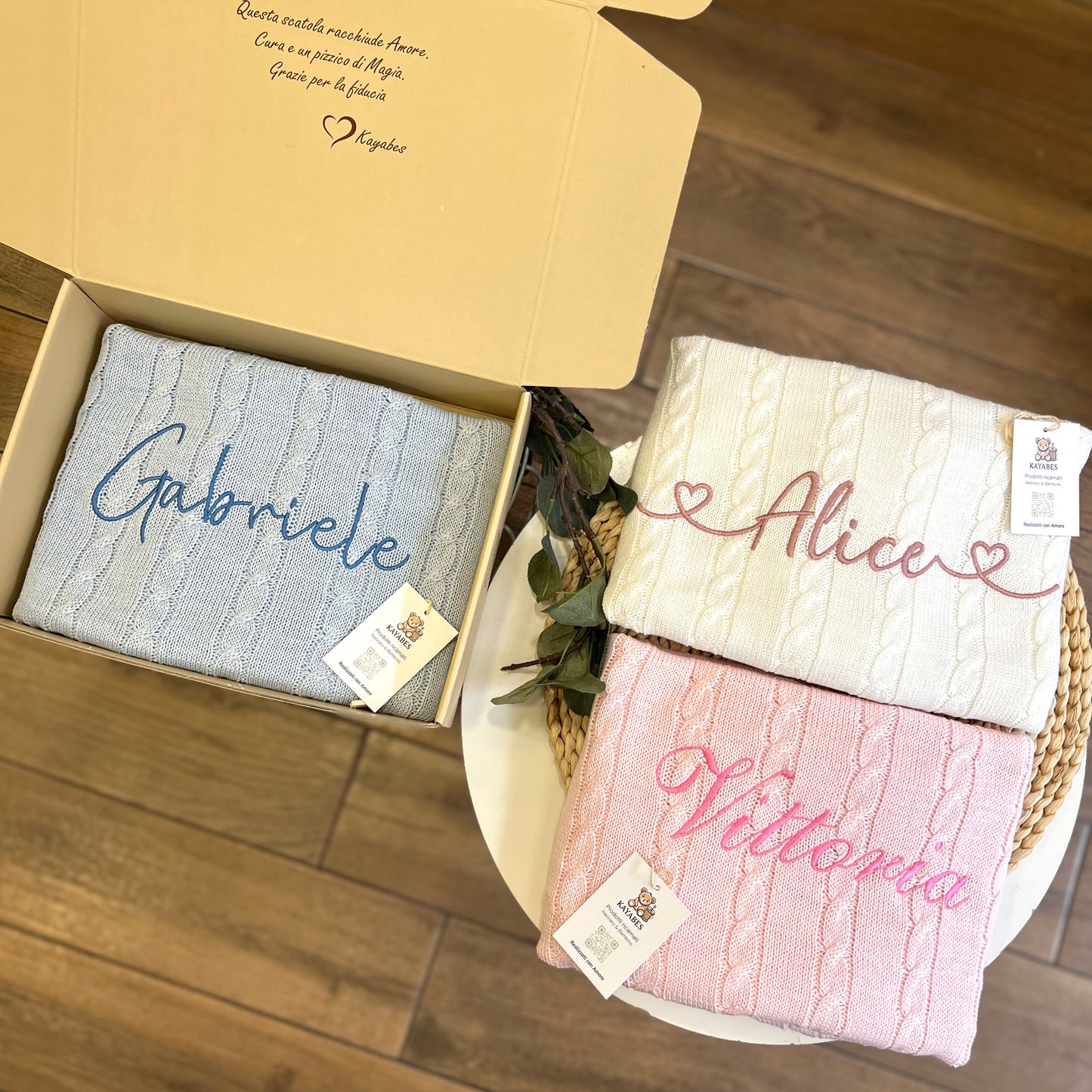 Copertina primavera/estate personalizzata con nome