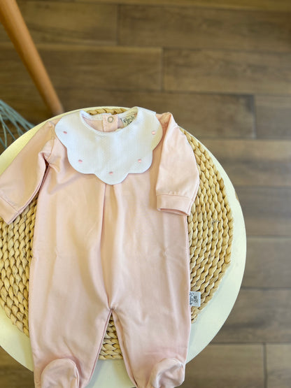 Tutina con colletto Nuvola Pois
