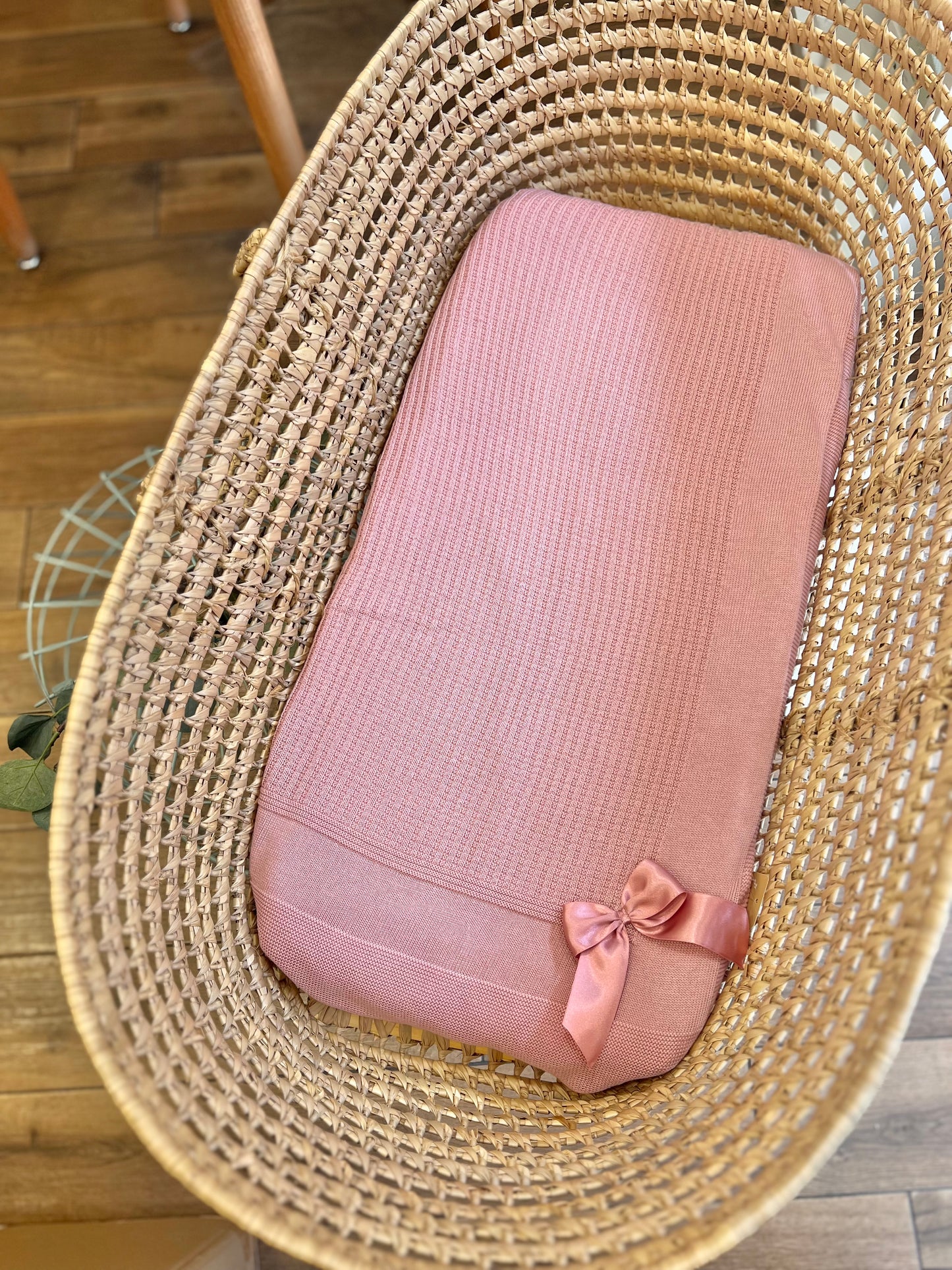 Coperta primavera/estate con fiocco in raso Maquillage