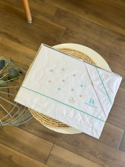 Set carrozzina Heart Verde