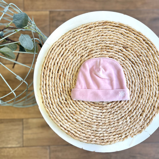Cappellino ciniglia Rosa