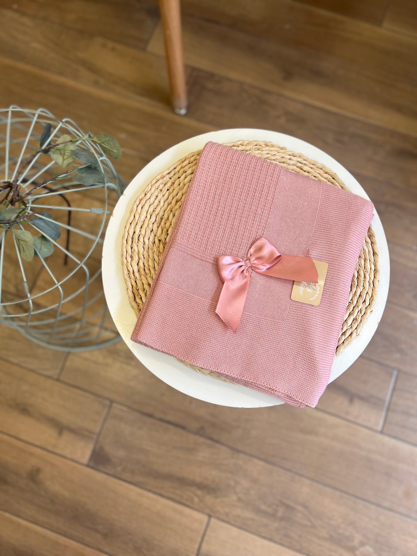 Coperta primavera/estate con fiocco in raso Maquillage